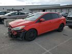2017 Ford Focus Se Red vin: 1FADP3F2XHL225713