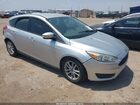 2018 Ford Focus Se Silver vin: 1FADP3K25JL258517