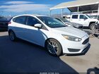 2016 Ford Focus Se White vin: 1FADP3K27GL329340
