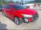 2016 Ford Focus Se Red vin: 1FADP3K28GL347765