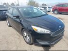 2016 Ford Focus Se Black vin: 1FADP3K28GL407088