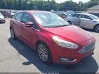 2017 Ford Focus Titanium Red vin: 1FADP3N2XHL267073
