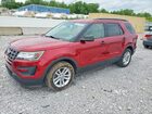 2016 Ford Explorer Red vin: 1FM5K7B87GGC29378