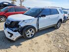 2018 Ford Explorer Xlt White vin: 1FM5K7D87JGB39474