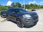 2019 Ford Explorer Xlt Gray vin: 1FM5K7D8XKGA83998