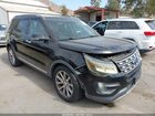 2016 Ford Explorer Limited Black vin: 1FM5K7F85GGA27178