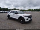 2020 Ford Police Interceptor Utility   White vin: 1FM5K8AB0LGC68410