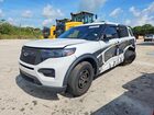 2023 Ford Explorer Police Interceptor White vin: 1FM5K8AB0PGB59886