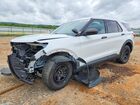 2022 Ford Explorer Police Interceptor White vin: 1FM5K8AB2NGA05385