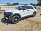 2023 Ford Explorer Police Interceptor White vin: 1FM5K8AB2PGA80980