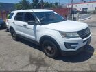 2017 Ford Utility Police Interceptor   White vin: 1FM5K8AR2HGA04691