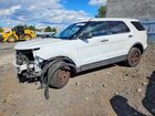 2019 Ford Explorer Police Interceptor White vin: 1FM5K8AR3KGA19840