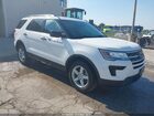 2018 Ford Explorer   White vin: 1FM5K8B81JGC45525