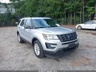 2016 Ford Explorer   Silver vin: 1FM5K8B83GGD17785