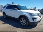 2018 Ford Explorer   White vin: 1FM5K8BH8JGC45232