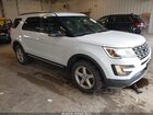 2016 Ford Explorer Xlt White vin: 1FM5K8D82GGA11142