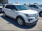 2018 Ford Explorer Xlt White vin: 1FM5K8D82JGC45594