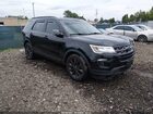 2018 Ford Explorer Xlt Black vin: 1FM5K8D87JGC67333