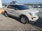 2018 Ford Explorer Xlt Cream vin: 1FM5K8D88JGA52589