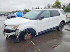 2019 Ford Explorer Xlt White vin: 1FM5K8D88KGA81334