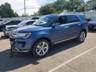 2018 Ford Explorer Limited Blue vin: 1FM5K8FH4JGC83521