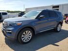2021 Ford Explorer Limited Blue vin: 1FM5K8FW9MNA06362