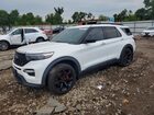 2020 Ford Explorer St White vin: 1FM5K8GC2LGB09968