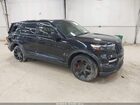 2022 Ford Explorer St Black vin: 1FM5K8GC4NGA25427