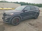 2022 Ford Explorer St Black vin: 1FM5K8GC7NGA00702