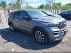2021 Ford Explorer St Black vin: 1FM5K8GCXMGA05634
