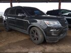2018 Ford Explorer Sport Black vin: 1FM5K8GT2JGC06181