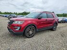 2017 Ford Explorer Sport Burgundy vin: 1FM5K8GT3HGA98230