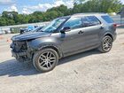 2018 Ford Explorer Sport Gray vin: 1FM5K8GT3JGA28765