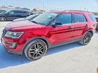2016 Ford Explorer Sport Red vin: 1FM5K8GT6GGA24637