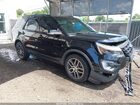 2017 Ford Explorer Sport Black vin: 1FM5K8GT7HGE26748