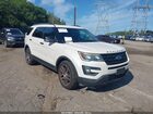 2016 Ford Explorer Sport White vin: 1FM5K8GTXGGA50559