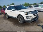 2017 Ford Explorer Platinum White vin: 1FM5K8HT6HGD79890