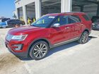 2017 Ford Explorer Platinum Red vin: 1FM5K8HT9HGB91087