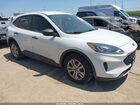 2022 Ford Escape S White vin: 1FMCU0F66NUB00144