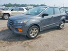 2018 Ford Escape S Gray vin: 1FMCU0F75JUB34305