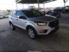 2018 Ford Escape S Silver vin: 1FMCU0F79JUD08442