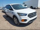 2018 Ford Escape S White vin: 1FMCU0F7XJUD08398