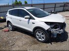 2017 Ford Escape Se White vin: 1FMCU0GD0HUB60261