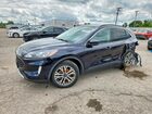 2021 Ford Escape Sel Черный vin: 1FMCU0H69MUB36387