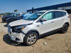 2018 Ford Escape Sel White vin: 1FMCU0HD1JUB10361