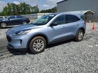 2022 Ford Escape Se Синий vin: 1FMCU9G66NUB97042