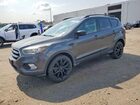 2018 Ford Escape Se Gray vin: 1FMCU9GD6JUB65930