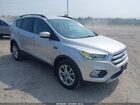 2017 Ford Escape Se Silver vin: 1FMCU9GD8HUD44576