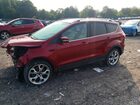 2016 Ford Escape Titanium Maroon vin: 1FMCU9J98GUB80121