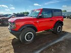 2023 Ford Bronco Base Red vin: 1FMDE5CH3PLC17287